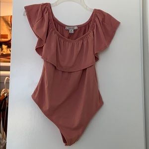 off the shoulder body suit